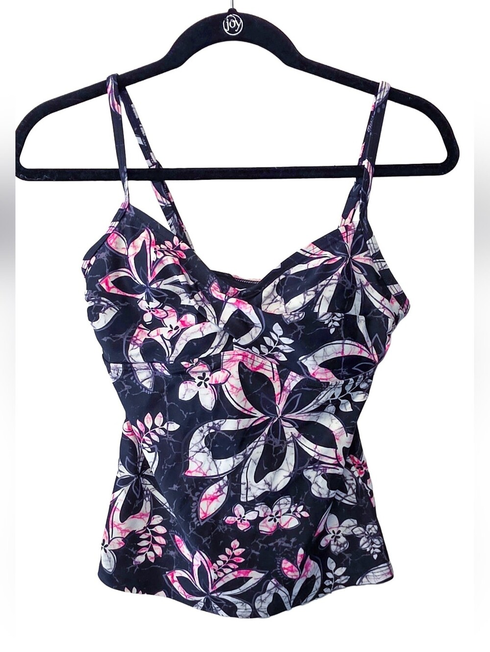 croft & barrow Light Blue and Pink Floral Dress